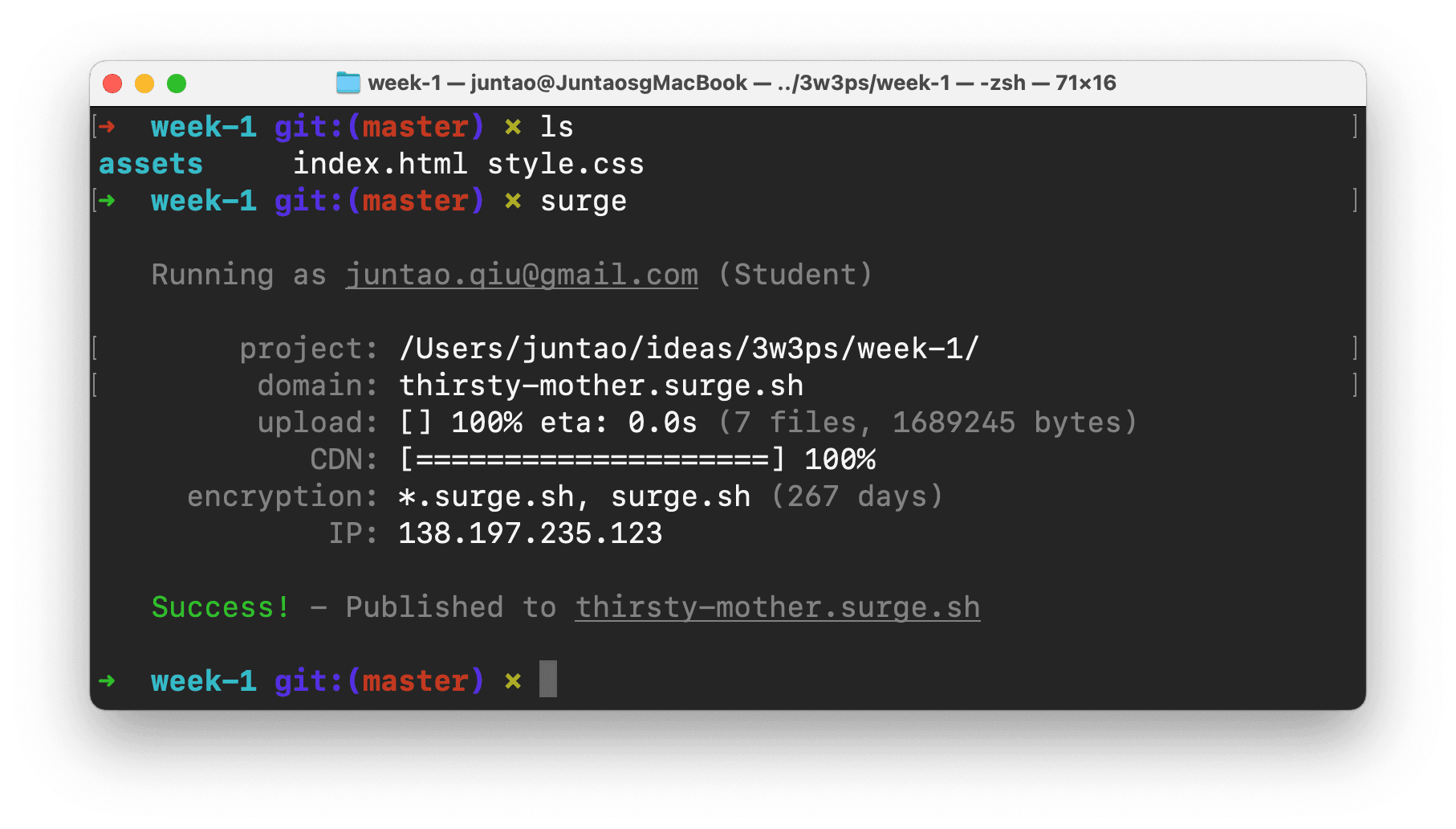 Run Surge Command Line Tool