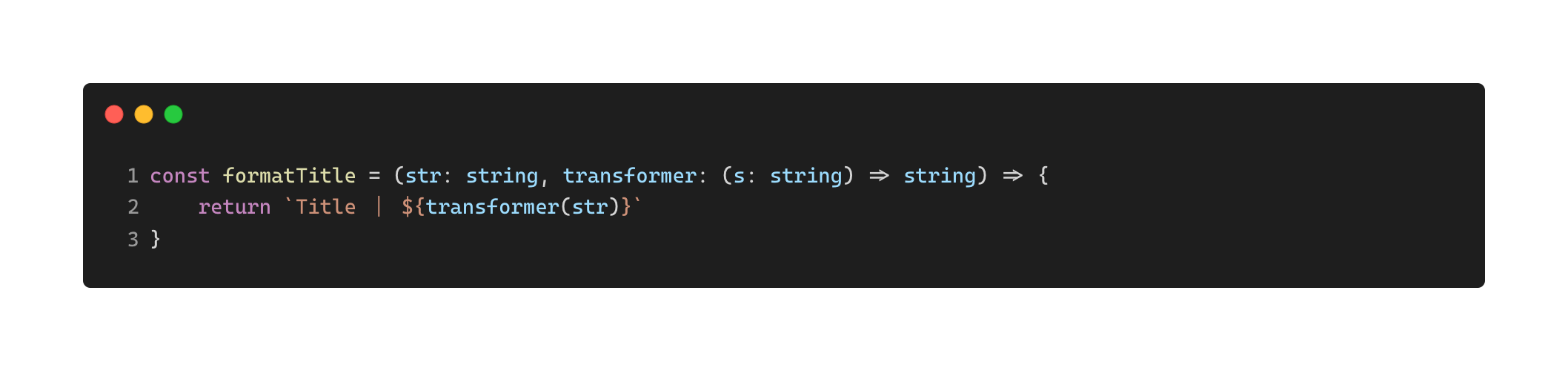 Higher Order Function