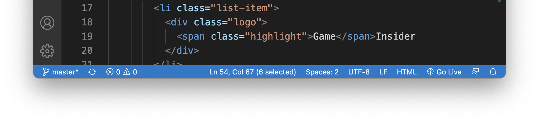Live Server Installed